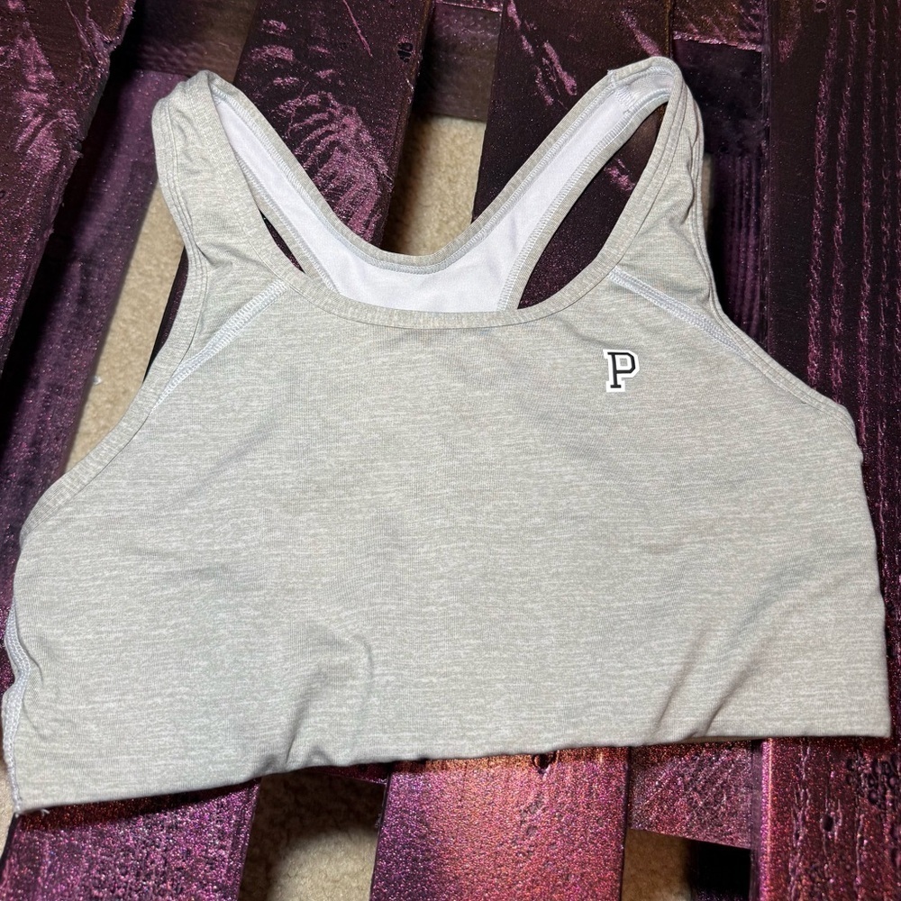 Victoria’s Secret PINK Ultimate Gray Sports Bra, medium